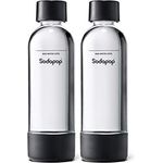 Sodapop PET-Flasche mit 1L Fassungsvermögen Duo Set für Joy Prestige-Fashion und Sharon UP, Kunststoff, Klar
