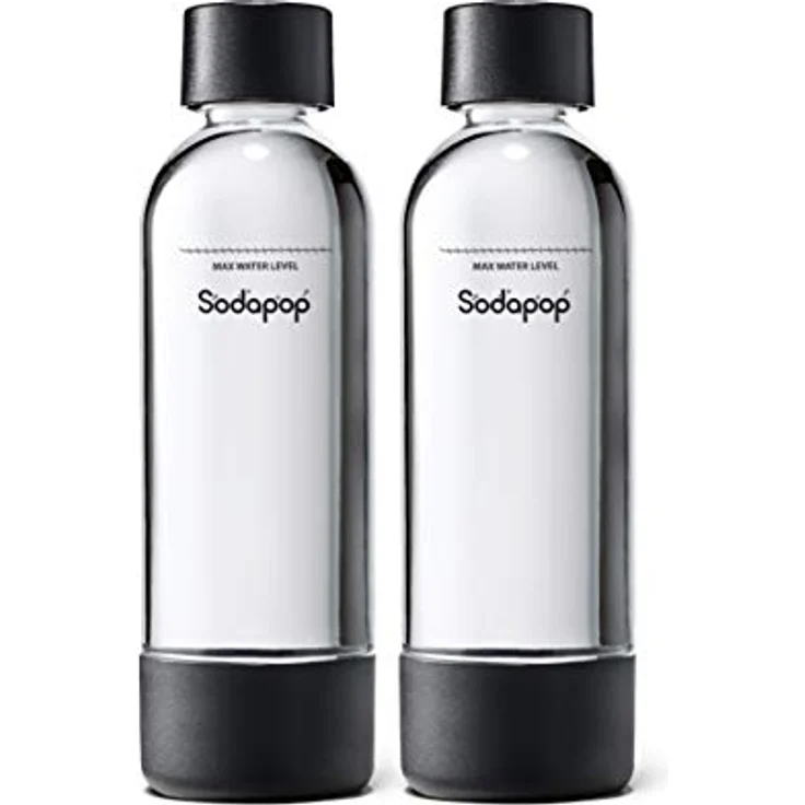 Sodapop PET-Flasche mit 1L Fassungsvermögen Duo Set für Joy Prestige-Fashion und Sharon UP, Kunststoff, Klar – Bild 1