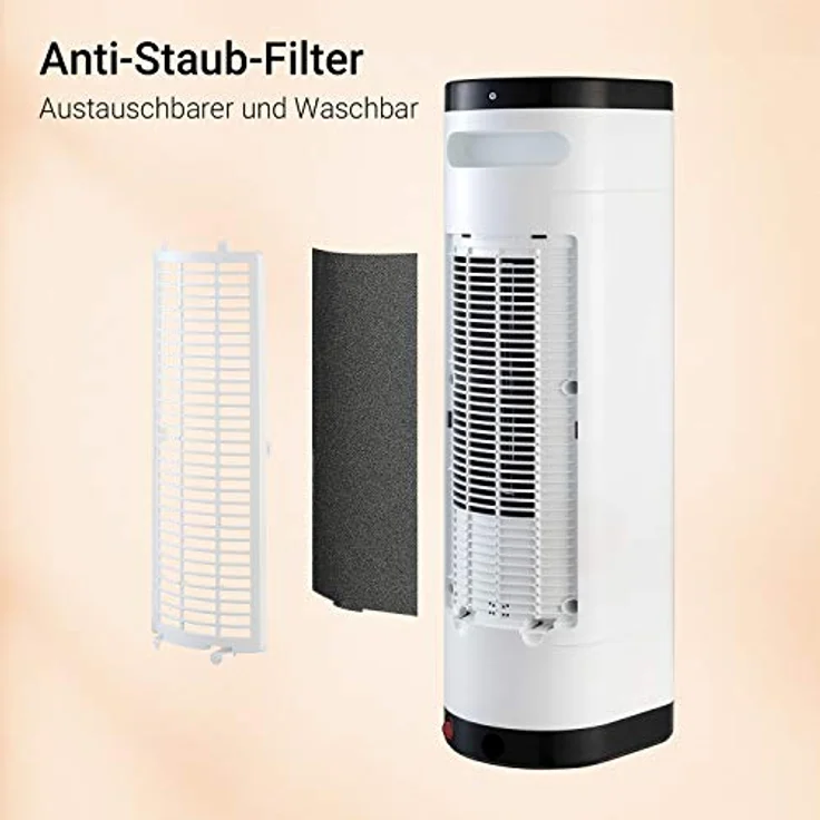 Midea NTH20-17BR Luftentfeuchter, 2000 Watt, Raumgröße: 10 m³, Heizlüfter – Bild 2