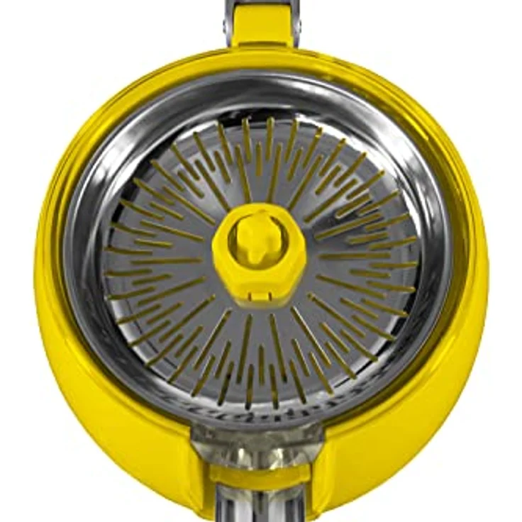 Unold 78132 Power Juicy Yellow Zitruspresse, 300W, zwei unterschiedlich große Kegel, Kunststoff, Edelstahl, gelb – Bild 5