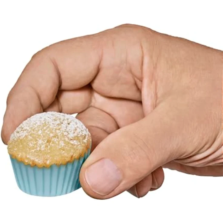 Kaiser Inspiration Mini Muffin Förmchen, 150 Stück, farbig, Ø 4,5 cm, fettdicht, ideal für süße und herzhafte Muffins – Bild 7