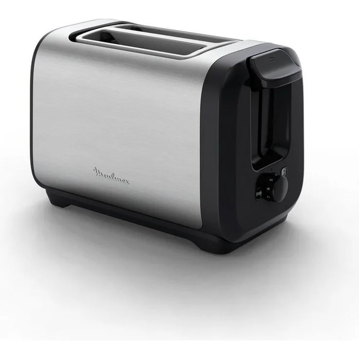Rowenta LT5S0D Toaster, Schwarz, 1200 W, 2 Scheiben, mit Auftaufunktion und einstellbarer Bräunung