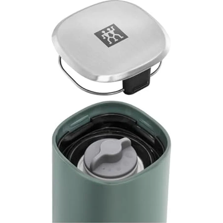 ZWILLING Spices Gewürzmühle, Keramikmahlwerk stufenlos verstellbar, für Salz und Pfeffer, salbeigrün – Bild 3