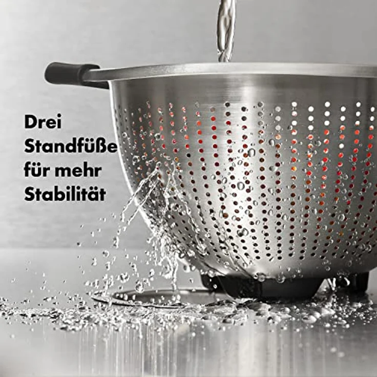 OXO SteeL Good Grips Edelstahlsieb 2, 8 l, 11330800​, Metall – Bild 4