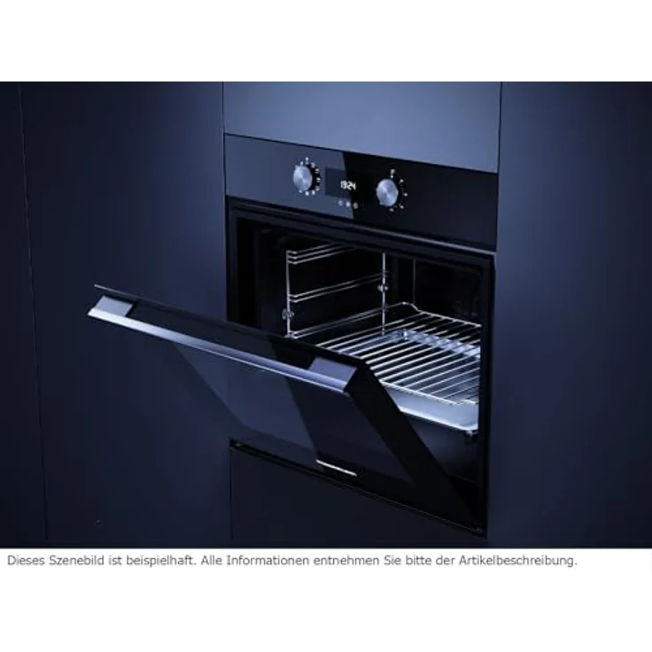 KÜPPERSBUSCH B 6200.0 S1 Backofen Schwarz, 9 Backofenfunktionen, XXL-Garraum 70 Liter, Schnellaufheizung, ökoClean – Bild 3