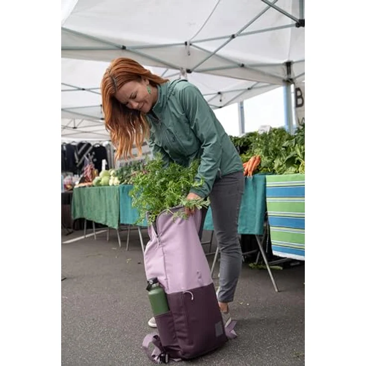 Deuter UP Seoul, Freizeit-/Laptoprucksack aus 100% recycelten Materialien, Farbe grove-mineral, mit gepolstertem Rücken und verstellbaren Schulterriemen – Bild 8