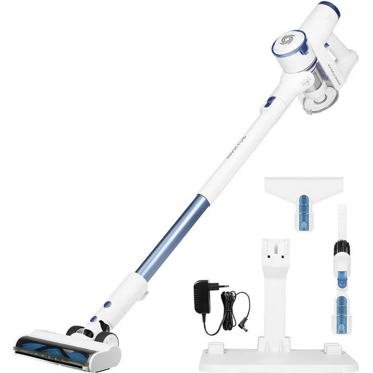 Genius Handstaubsauger Invictus X4 Akku-Handstaubsauger Kabellos 11-tlg. Akkustaubsauger, 150,00 W, beutellos, Ultra-Leicht, Quick-Clean-Funktion