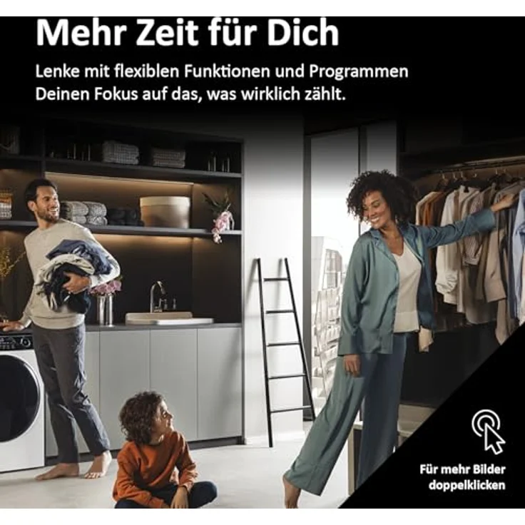 Haier HWD100-B14939 Waschtrockner, innovative I-PRO Serie 3 mit Direct Motion Motor, energieeffizient, schwarz – Bild 6