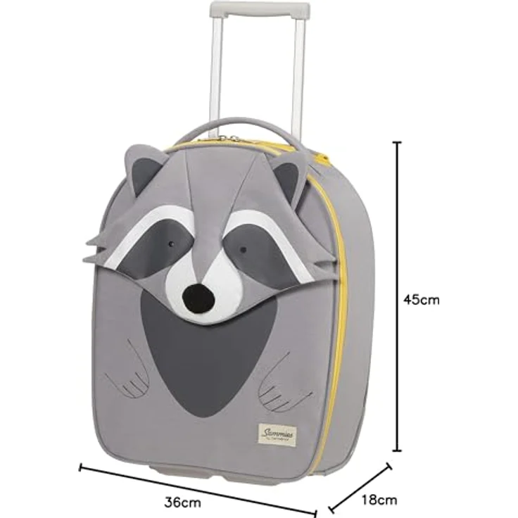 Samsonite Koffer, Happy Sammies Eco, Grau, Kindgerechte Reisebegleitung – Bild 8