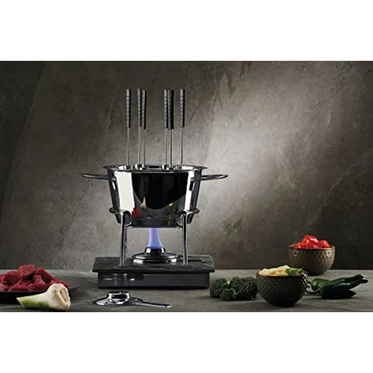 Schulte-Ufer 69093-18 Fleischfondue Gala, 18 cm, 2,20 L, Edelstahl, 2,2 ltr – Bild 3