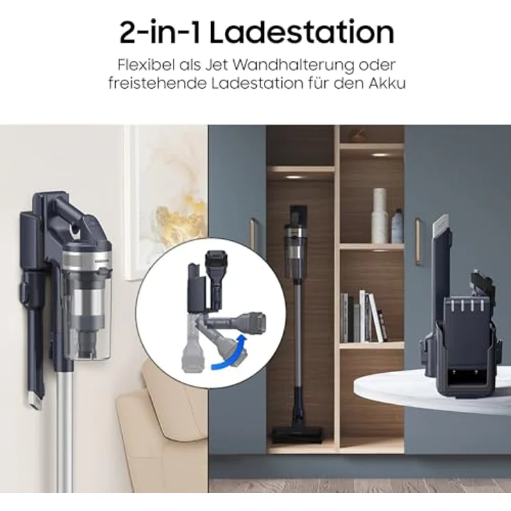 SAMSUNG VS70H25XLG/WD Handstaubsauger, Akkubetrieb, 770 Watt, HEPA Filter, 60 Minuten Laufzeit – Bild 9