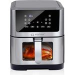 alpina Airfryer XXL - Heißluft-Fritteuse 8L - 80 bis 200°C - 1800W - Digitales Display
