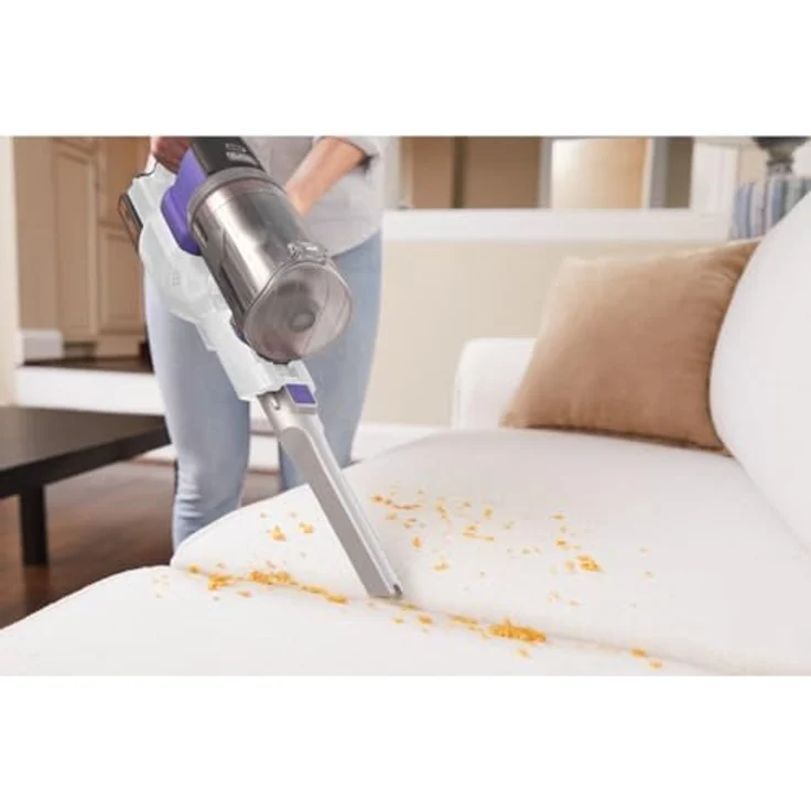 Black & Decker BHFEV1825CP Handstaubsauger, 72 min Akkubetrieb, weiß-lila – Bild 7