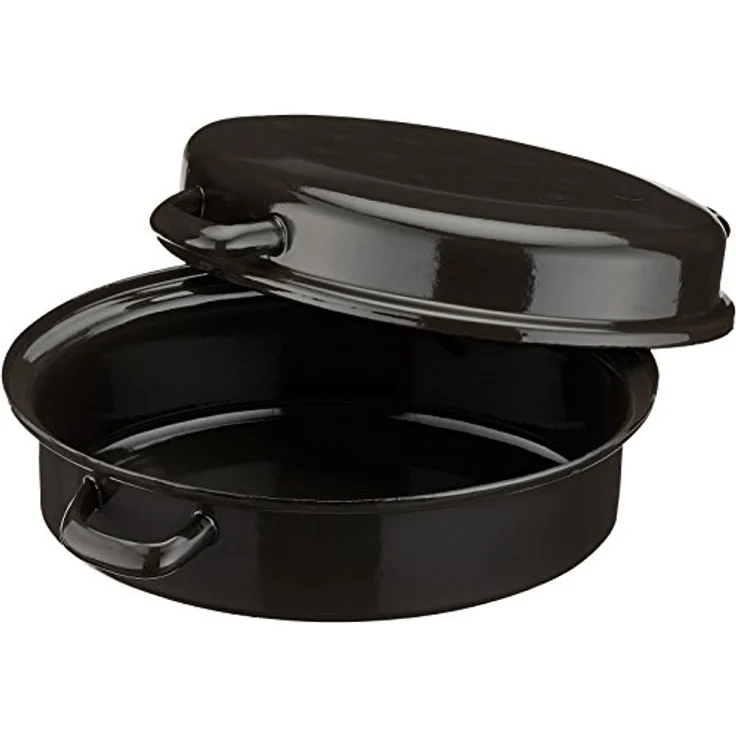 Krüger Gansbräter 30 cm, emailliert Schwarz – Bild 2