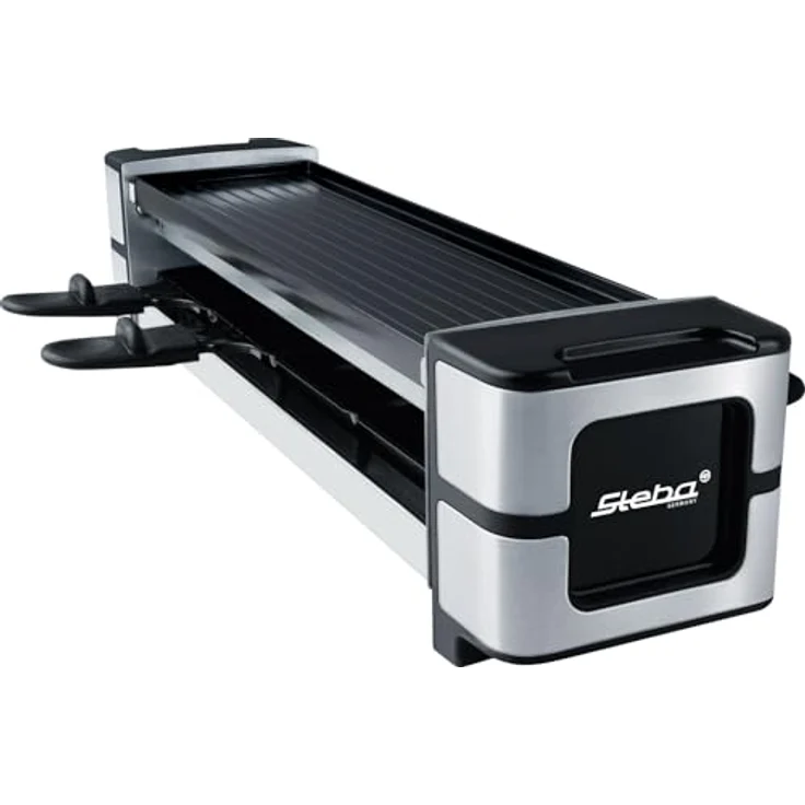 Steba Guss-Raclette RC 140, 600 Watt mit wendbarer Grillplatte und PFAS-freier Antihaftbeschichtung – Bild 5