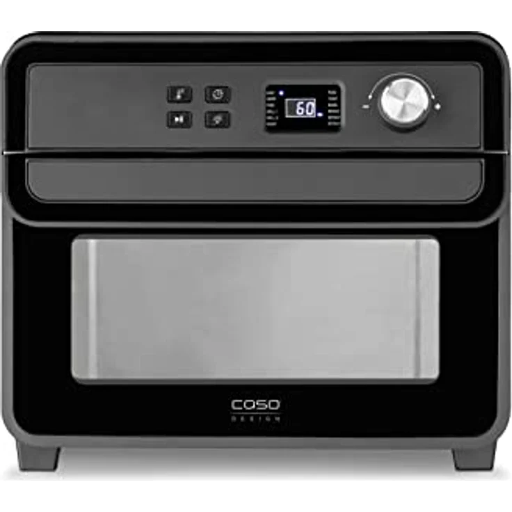 Caso Design AirFry Chef 1700 Heißluftfritteuse, ohne Fett, 1700 Watt, 22 Liter, 12 Automatikprogramme, Timer, Innenraumbeleuchtung, schwarz – Bild 5