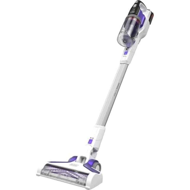 Black & Decker BHFEV1825CP Handstaubsauger, 72 min Akkubetrieb, weiß-lila – Bild 2