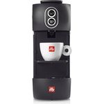 Illy Easy Kaffeemaschine mit Pads 1 L, Pad-Kaffeemaschine, Schwarz