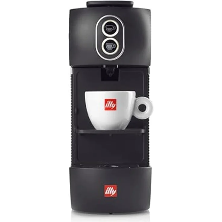 Illy Easy Kaffeemaschine mit Pads 1 L, Pad-Kaffeemaschine, Schwarz – Bild 1