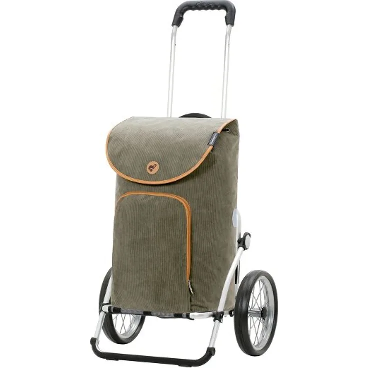 Andersen Shopper Royal Shopper Marta, Einkaufstrolley 59 cm, oliv, 100% Polyester, 35 cm x 24 cm