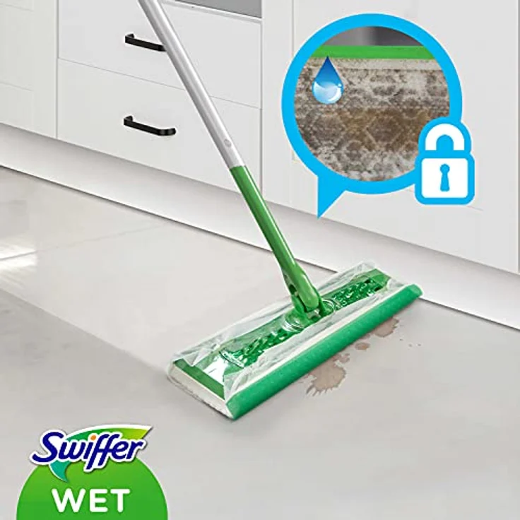 Swiffer Feuchte Bodentücher für den Bodenwischer mit Morning Fresh Duft 24 Tücher, Für eine schnelle und einfache Reinigung – Bild 4