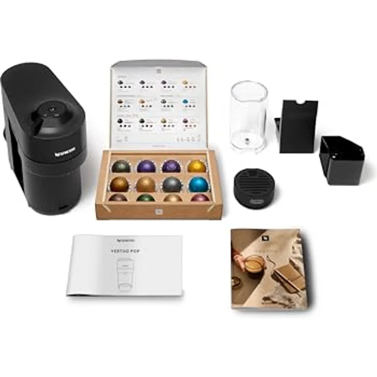 Nespresso Kapselmaschine Vertuo Pop ENV90.BAE von DeLonghi, inkl. Aeroccino Milchaufschäumer, Willkommenspaket mit 12 Kapseln - Farbauswahl: bunt – Bild 11