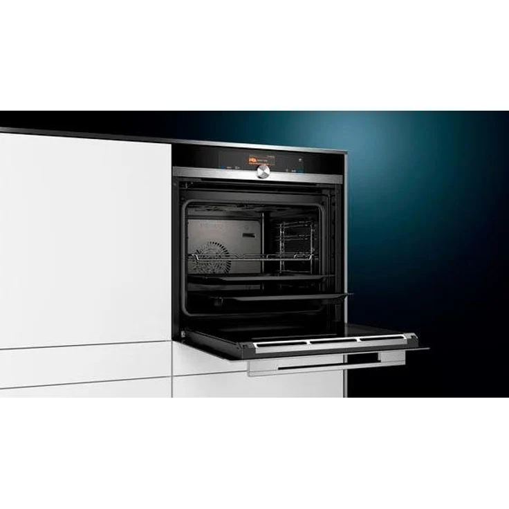 Siemens HS636GDS2 iQ700 Dampfbackofen, Energieeffizienzklasse A+, Einbau, Breite 59,4 cm, Volumen 71 l, 13 Heizarten, Entkalkungsprogramm, cookControl Plus – Bild 6