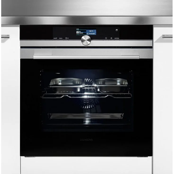 Siemens HS636GDS2 iQ700 Dampfbackofen, Energieeffizienzklasse A+, Einbau, Breite 59,4 cm, Volumen 71 l, 13 Heizarten, Entkalkungsprogramm, cookControl Plus – Bild 3