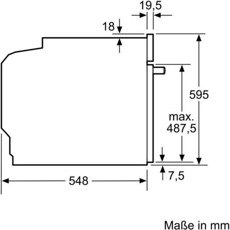 Siemens HS636GDS2 iQ700 Dampfbackofen, Energieeffizienzklasse A+, Einbau, Breite 59,4 cm, Volumen 71 l, 13 Heizarten, Entkalkungsprogramm, cookControl Plus – Bild 10
