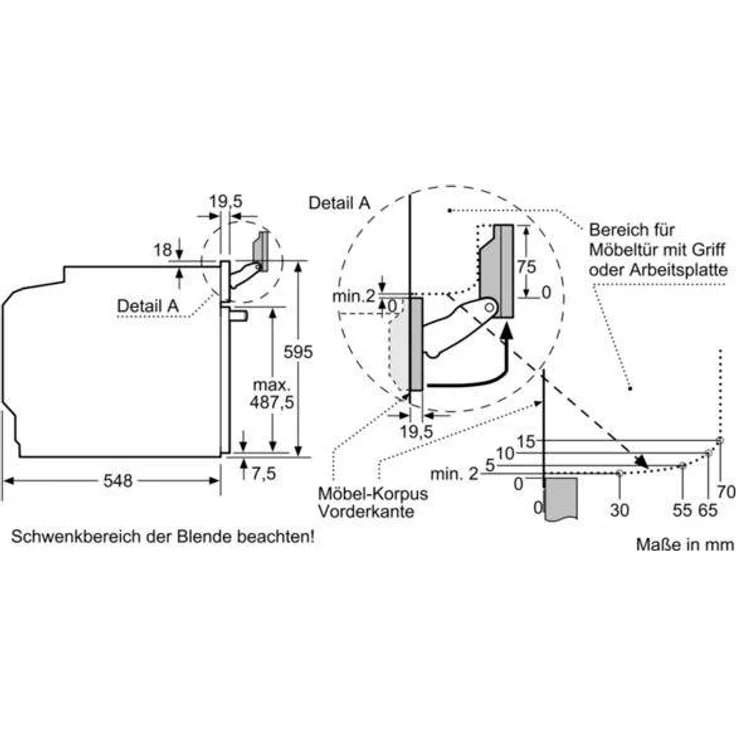 Siemens HS636GDS2 iQ700 Dampfbackofen, Energieeffizienzklasse A+, Einbau, Breite 59,4 cm, Volumen 71 l, 13 Heizarten, Entkalkungsprogramm, cookControl Plus – Bild 9
