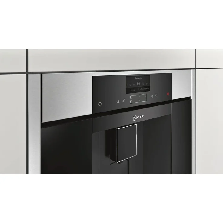 Neff CKS1561N Einbau-Kaffeemaschine aus Edelstahl, SensoFlow System, mit Milchsystem und integriertem Mahlwerk – Bild 4