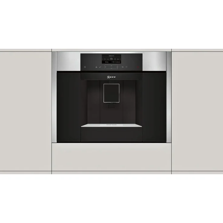 Neff CKS1561N Einbau-Kaffeemaschine aus Edelstahl, SensoFlow System, mit Milchsystem und integriertem Mahlwerk – Bild 2