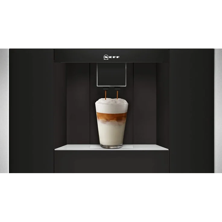 Neff CKS1561N Einbau-Kaffeemaschine aus Edelstahl, SensoFlow System, mit Milchsystem und integriertem Mahlwerk – Bild 5
