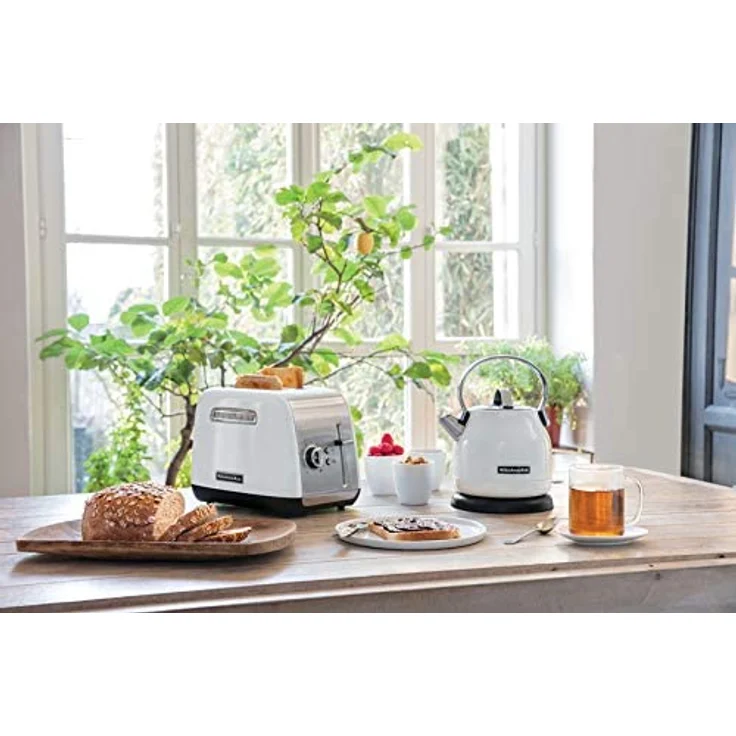 KitchenAid 5KEK1222EWH Edelstahl-Wasserkocher, 2200W, 1,25 L, Abschaltautomatik, Trockengehschutz, Kontrollleuchte, weiß – Bild 6