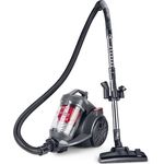 Fakir BL 240 Trend-beutelloser-Bodenstaubsauger, Sauger-ohne-Beutel mit Hocheffizienzmotor, HEPA-Filter, langes Kabel, sehr leise, großer Aktionsradius, anthrazit-rot - 700 Watt