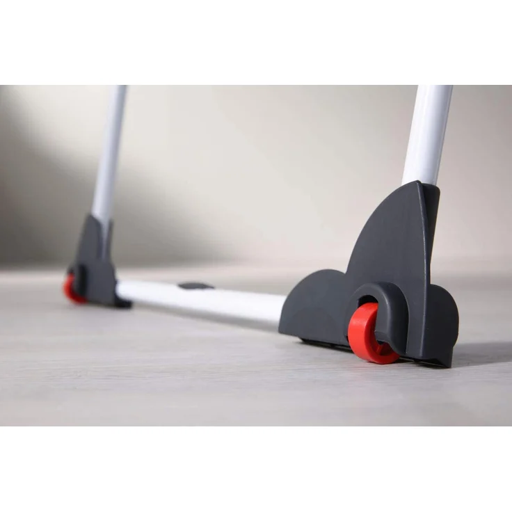 Vileda Magnum Flügelwäscheständer, XXL-Wäscheständer mit 24 m Trockenlänge und Rädern – Bild 4