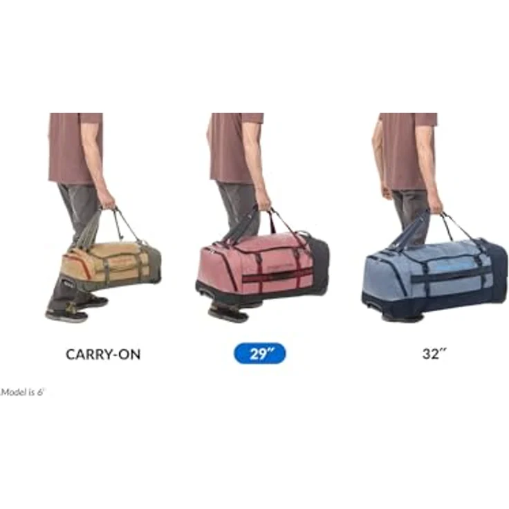 Eagle Creek Cargo Hauler XT Wheeled Duffel, 90 L, blau, mit einziehbarem Griff und Rucksackgurten – Bild 6