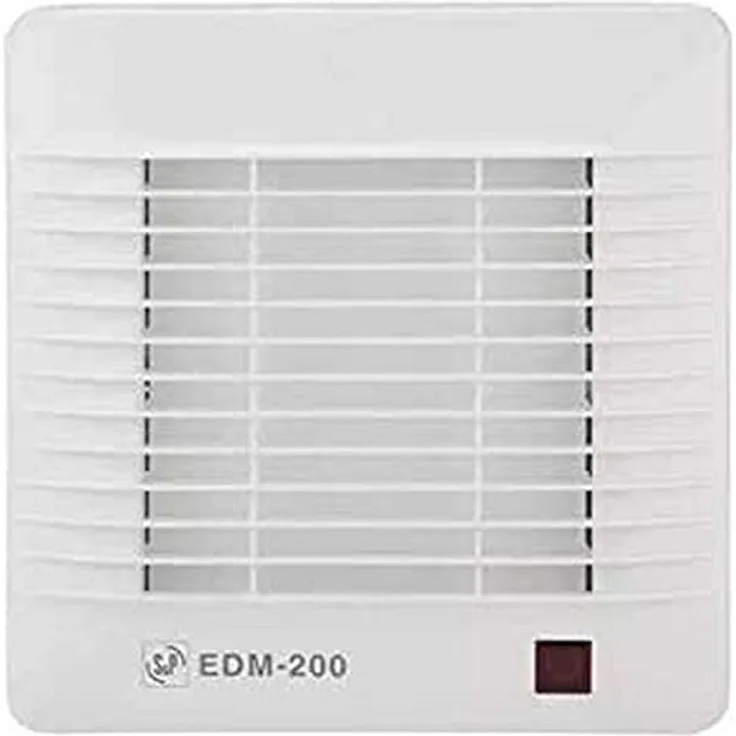 Thermorex THERMEX 200.34.0801.2, Belüftungsventilator für Wandmontage, Badezimmer und Toilette, Weiss, IP44, 80 m³/h, leiser Betrieb mit 33 dB
