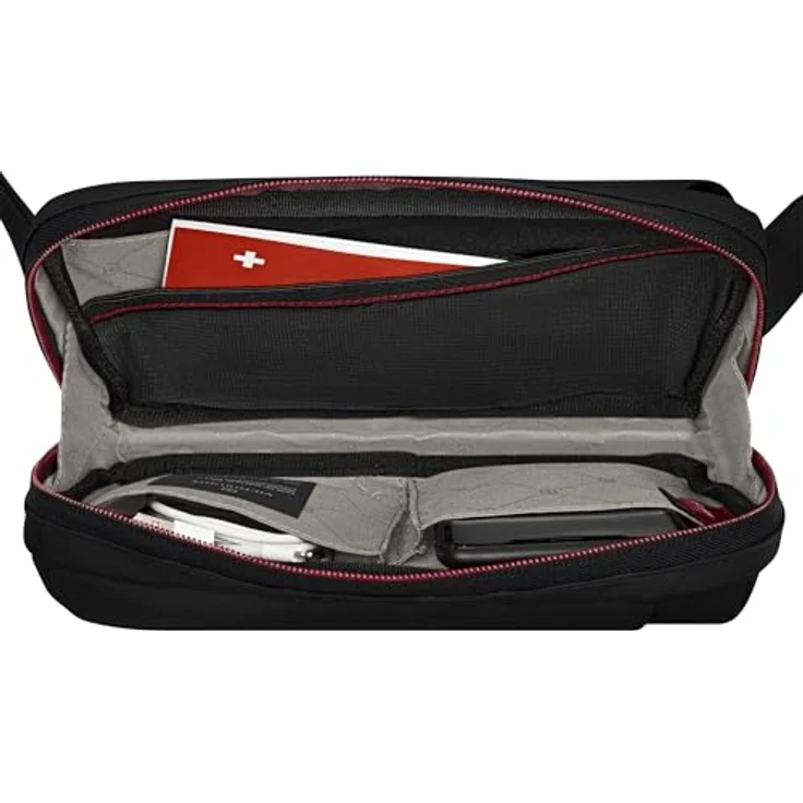 Victorinox Travel Essentials Gürteltasche, RFID Schutz, 23 cm, schwarz, 100% Polyester – Bild 3