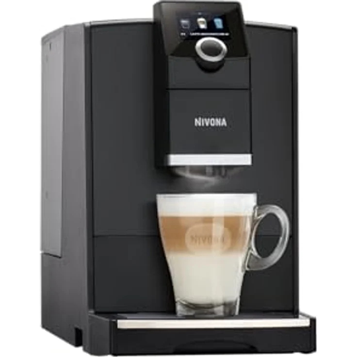 Nivona NICR 790 Kaffeevollautomat, mit Milchsystem, 2,2 l Wassertank, mattschwarz-chrom – Bild 3