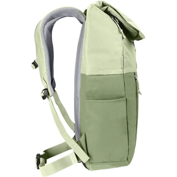 Deuter UP Seoul, Freizeit-/Laptoprucksack aus 100% recycelten Materialien, Farbe grove-mineral, mit gepolstertem Rücken und verstellbaren Schulterriemen – Bild 3