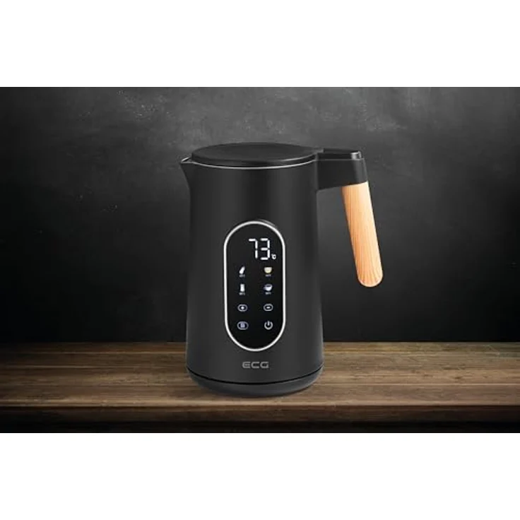 ECG RK 1799 Smart Black Wasserkocher, Touchscreen, präzise Temperaturregelung, 1,7 Liter Volumen, 1850-2200 W – Bild 7