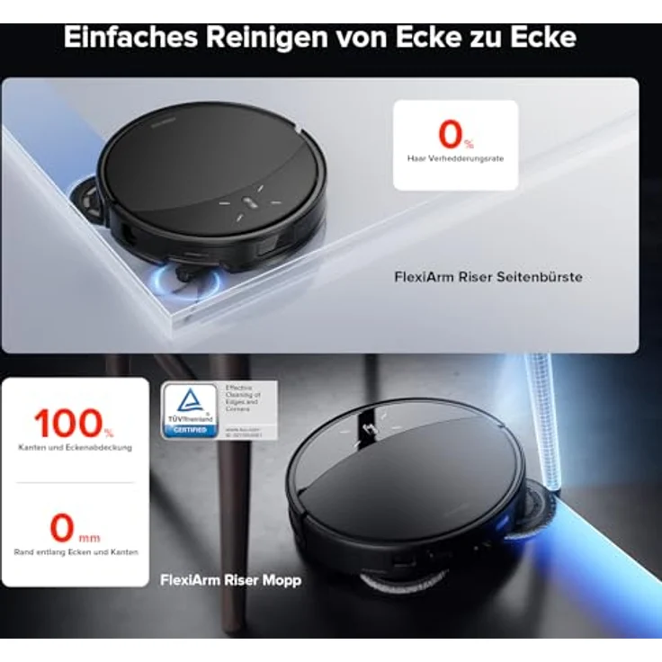 roborock Saros 10R Saugroboter mit Wischfunktion, Ultra-Slim Design, StarSight System 2.0, Zero-Tangle System – Bild 5