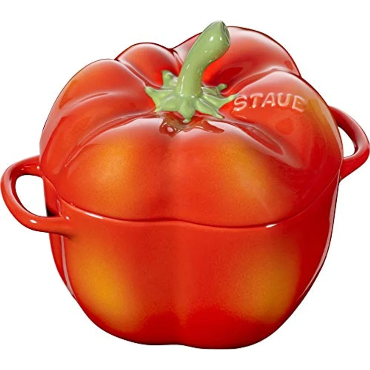 Zwilling/Staub - Ceramic by Staub - Paprika Cocotte - Keramik - H: 10,7cm x B: 15,1cm - Volumen:0.47 l – Bild 1