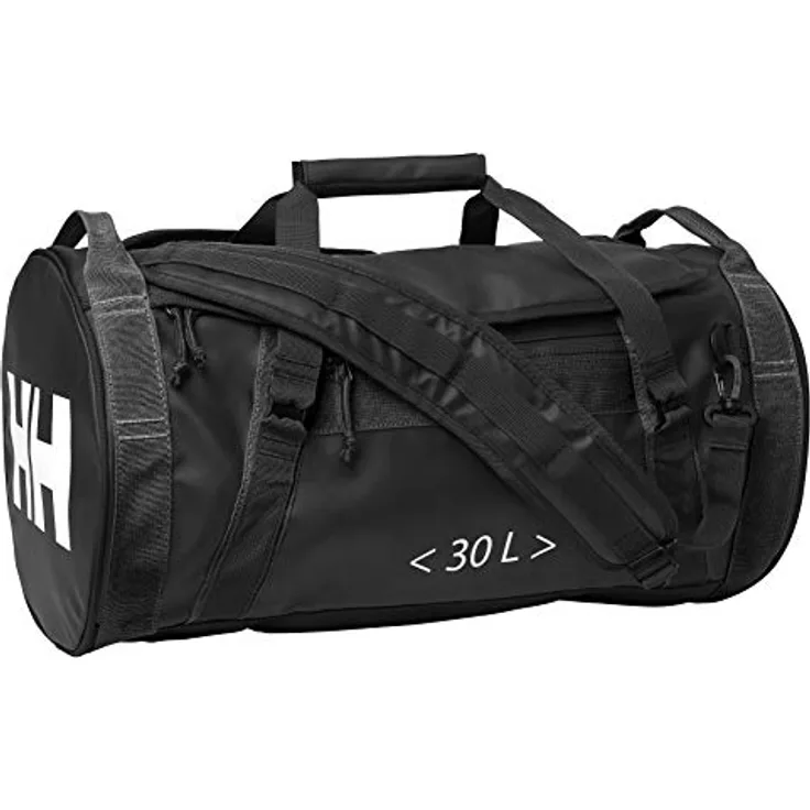 Helly Hansen Duffle Bag 2, Reisetasche 30L, 50 cm, 100% Polyester, schwarz