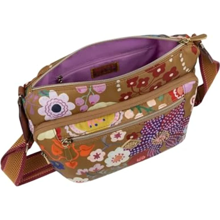 Oilily Tide Spirits Stetson Umhängetasche, 27 cm, Braun, ideal für den Alltag – Bild 3