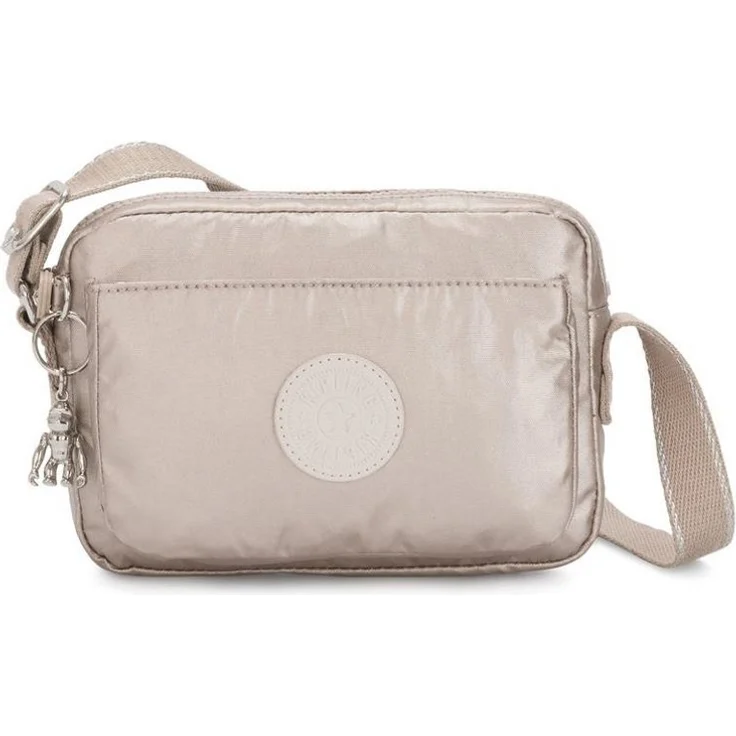 "KIPLING Umhängetasche ABANU Medium, Metallic Glow 4 Liter - Verstellbarer Schulterriemen, Roboteraffe, 2 Hauptfächer mit Reißverschluss" – Bild 1