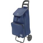 Metaltex Krokus Einkaufstrolley 50 L mit Kühltasche, abnehmbarer Tasche und ergonomischem Griff