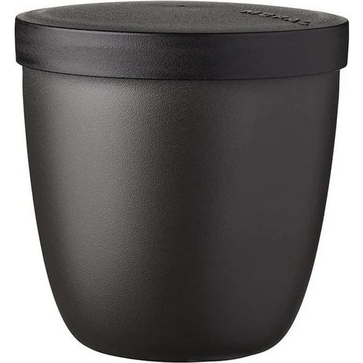 Mepal Lunchbox Snackpot Ellipse Nordic black - Praktischer Behälter, Joghurtbecher, To Go Becher – Bild 1