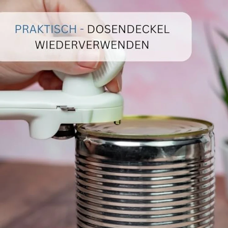 Westmark Sicherheitdosenöffner, Länge: 18 cm, Kunststoff-Edelstahl, Klu, Weiß, 10332260 – Bild 4